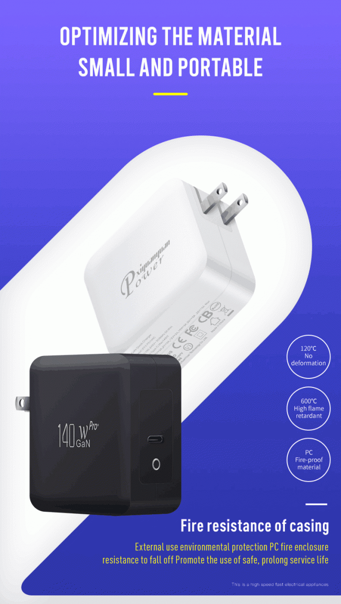 US 2P PD Charger with USB-C 140W”