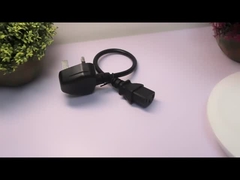 B1363 PDU con presa di corrente 5M ricaricabile e cavo di alimentazione C13 britannico BS Tipo fine maschio