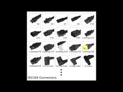 Corde di alimentazione di estensione IEC