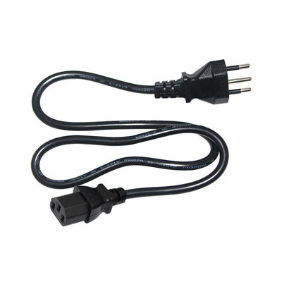 IEC C13 connettore cavo di alimentazione brasiliano brasile 3 pin cavo di alimentazione 100v-240v
