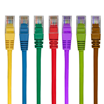 8P6C Cat6 Lan Cable Ethernet Network Lan Cable con connettore RJ45 8P8C e giacca in PVC
