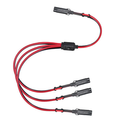 Cable di estensione da sae a sae 3 vie splitter 12V 16AWG 2FT 2 pin innesco di disconnessione rapida