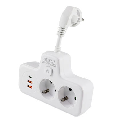 UE CEE 7/7 Schuko Plug Converter con 2 prese Femminile 16A Power Charger Socket
