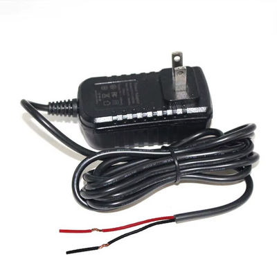 US Plug AC Power Cord to Bare Wire 2 Prong NEMA 1-15P to Stripped End Cable for LED Driver/Power Supply/DIY