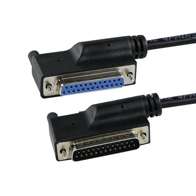 Cavo di prolunga parallela da DB25 maschio a femmina con connettore a 25 pin schermato per stampante, PC, CNC, dispositivo porta seriale