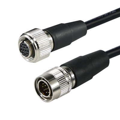 Cavo con connettore circolare aeronautico maschio-femmina a 12 pin per uso industriale