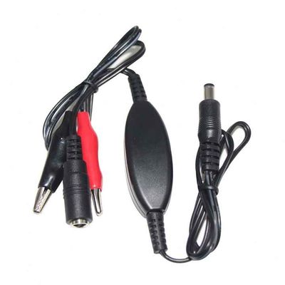 Cavo di alimentazione da 12V con clip a coccodrillo a DC 5.5x2.1mm per strisce LED