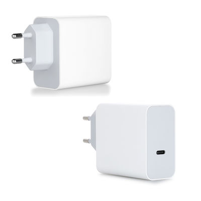 EU 2-Pin USB-C Wall Charger, 60W High-Speed Type-C Power Adapter per laptop, tablet e smartphone