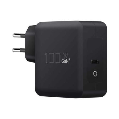 EU 2-Pin USB-C Wall Charger, 100W High-Speed Type-C Power Adapter per computer portatili, tablet e dispositivi mobili