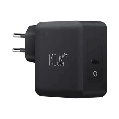 EU 2-Pin USB-C Wall Charger, 140W High-Speed Type-C Power Adapter per laptop, tablet e dispositivi mobili ad alta potenza