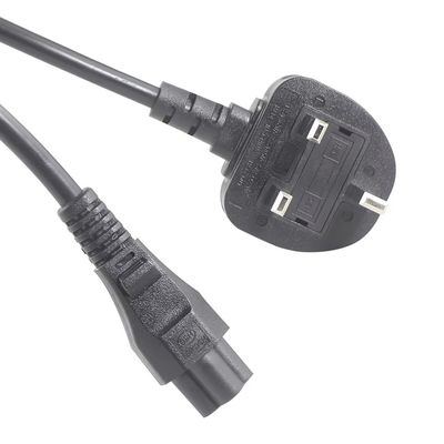 Cavo di alimentazione UK BS 1363 a IEC C5 250V 2.5A per adattatore laptop