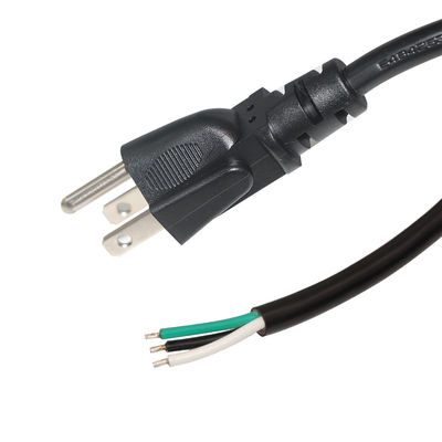 Corde di alimentazione personalizzabili NEMA 5-15P a filo stagnato 300V