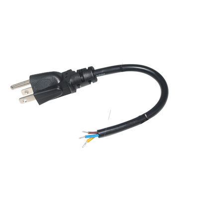 Corde di alimentazione personalizzabili NEMA 5-15P a filo stagnato 300V