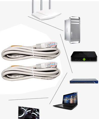 Cavo di comunicazione Rj45 Ethernet lungo Cat 5 Cat 5e Cat 6 Patch Cord 6 piedi