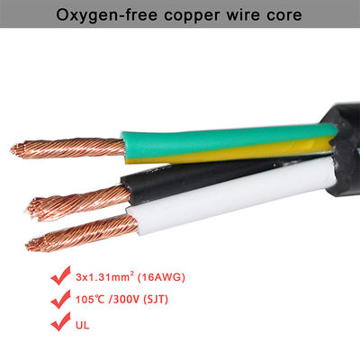 IEC5 Female End 3prong AC Electric Power Cord 14AWG NEMA 5-15P Collegamento alla presa IEC 320 C5