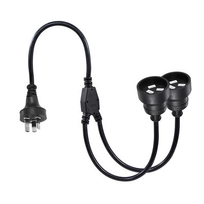 Plug 3M Au al doppio cavo di alimentazione splitter femmina IEC
