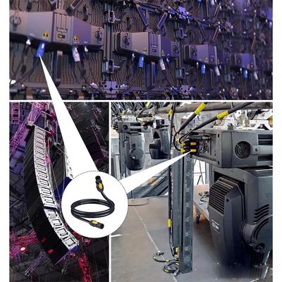 Cable PowerCon True1 Maschio a Femmina 20A per la sicurezza e la sicurezza per la luce sul palco