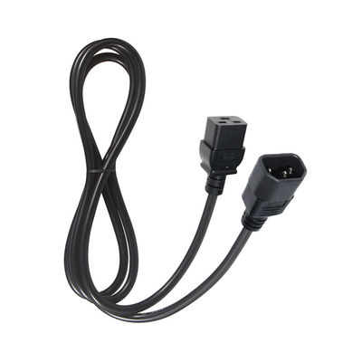 Cavo di alimentazione a corrente alternata di 16 Amp Industrial C14 Plug VDE 15A 250V 14AWG