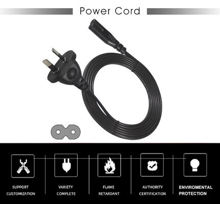 2.5A 250V C7 Plug Aus Saa Power Cord India Socket 16Amp Australia Cable di alimentazione