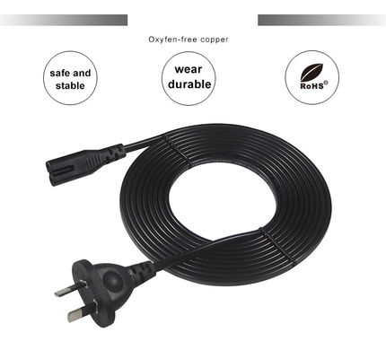 2.5A 250V C7 Plug Aus Saa Power Cord India Socket 16Amp Australia Cable di alimentazione