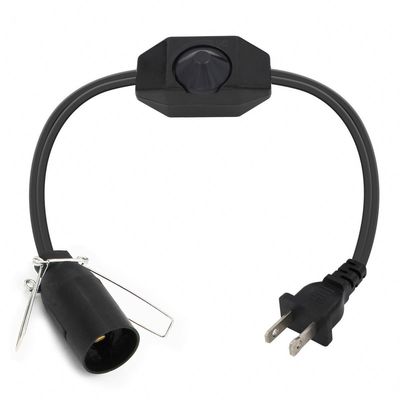 E27 porta lampadina base esterna porta lampadina a presa a LED con spina USA impermeabile