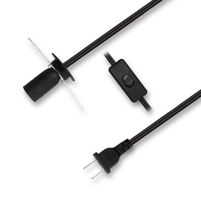 E27 porta lampadina base esterna porta lampadina a presa a LED con spina USA impermeabile