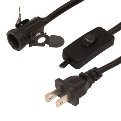 E27 porta lampadina base esterna porta lampadina a presa a LED con spina USA impermeabile