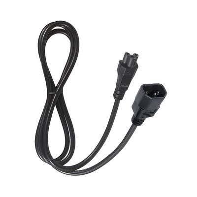 1Ft C14 Conductor Universal Laptop Power Cable con cavo di estensione IEC C5