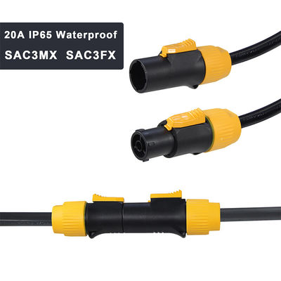 Standard 515P Sjow 16Awg True1 connettore 4 X Nac3fca Powercon Ac Nema cavo di alimentazione