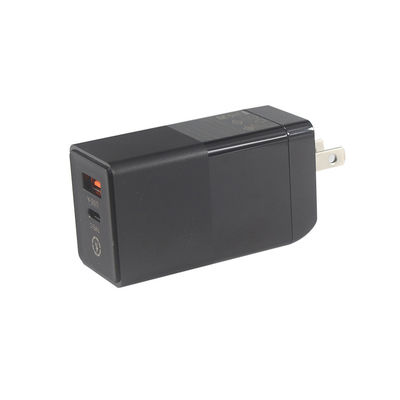 Caricabile portatile 65W 2 porte Piccolo caricabatterie a carica rapida PD con nitrito di gallio GaN