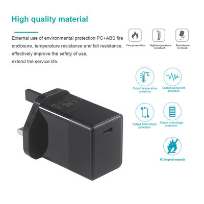 Caricabatterie USB da parete da 45W tipo-C UK 65W 30W Pcba Fast Gan Travel Charger Australia