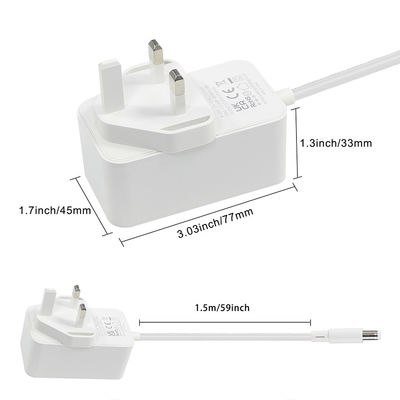 12V 2A Adaptore di alimentazione UK Plug For Kids Auto elettriche DC Jack 5.5x2.1mm