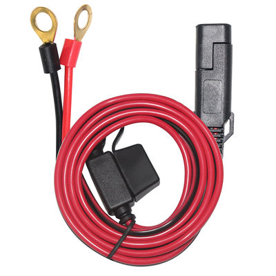 10A 2 Pin SAE caricabatterie per Eyelet Terminal Cavo di energia solare 2ft bassa tensione