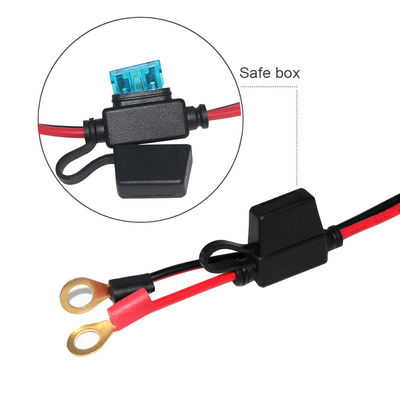 10A 2 Pin SAE caricabatterie per Eyelet Terminal Cavo di energia solare 2ft bassa tensione
