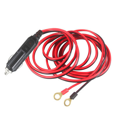 1M Spt-2 12V 24V Cavo solare per auto accenditore di sigarette Adaptatore maschile per 2 terminali anulare