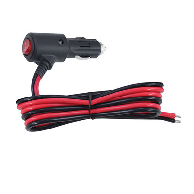 ON OFF Interruttore angolo accenditore di sigarette maschio innesco caricabatterie cavo solare 18AWG 16AWG