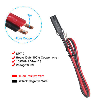 STP-2 18/16AWG SAE a cavo di energia solare 12V stagnato