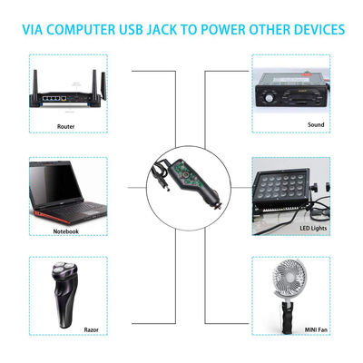 12VDC 24VDC accenditore automatico di sigarette a Jack DC 2.1mm cavo di alimentazione del sigaro
