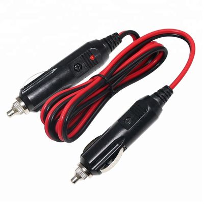 Accendino auto maschio a maschio 10A fusibile cavo solare 12-24volt