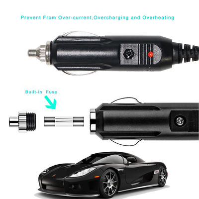 Accendino auto maschio a maschio 10A fusibile cavo solare 12-24volt