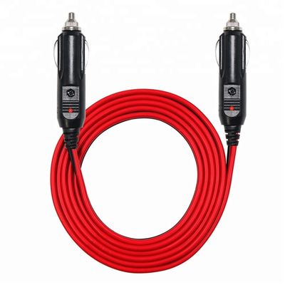 Accendino auto maschio a maschio 10A fusibile cavo solare 12-24volt