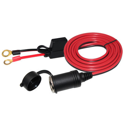 Cable della batteria da accendino femminile a terminale O-ring 12V/24V