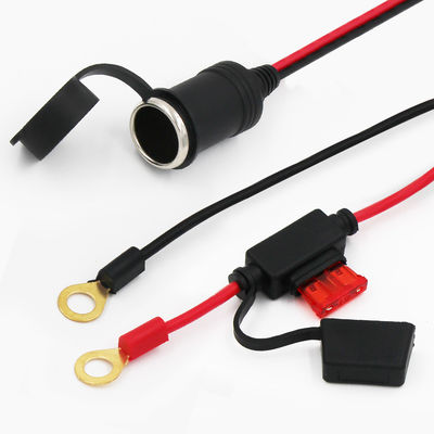 Cable della batteria da accendino femminile a terminale O-ring 12V/24V