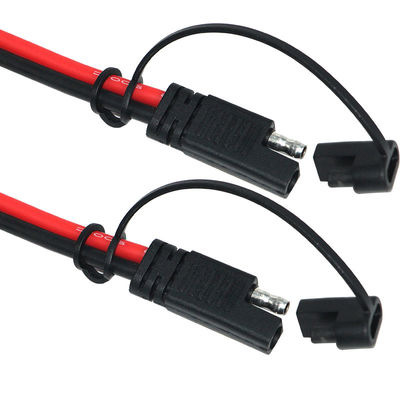 12V 24V SAE 2Pin Cavo di energia solare Disconnessione rapida di rilascio di presa con giacca in PVC