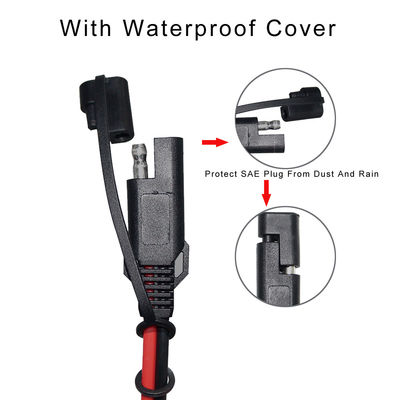 12V 24V SAE 2Pin Cavo di energia solare Disconnessione rapida di rilascio di presa con giacca in PVC