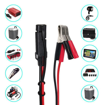 1.5m 5A Fused Alligator Clips To Dc SAE Cable Battery Warterproof