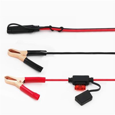 1.5ft 14AWG Batteria Alligator Crocodile Clip a SAE 12V Rapido rilascio