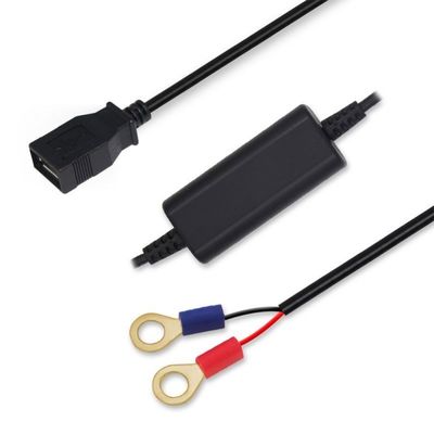 Convertitore di corrente continua a corrente continua Cavi di energia solare da 12V a 5V 3A con caricabatterie USB