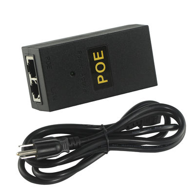 0.4A 1000mbps 24v 48v 1a RJ45 POE iniettore Splitter Power Over Ethernet Adapter