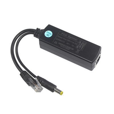 802.3Af 100Mbps 12V POE iniettore splitter jack industriale Dc 5525Mm